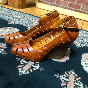 FRYE wedge heels
